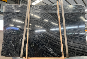 Black Forest Marble with wood grain