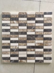 Diamond Pattern Bianco Carrara Marble Mosaics Tiles for Kitchen Wall Backsplash Bathroom Floor 