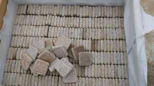 Granite G682 Rustic Yellow Granite Paving Cubes Stone/Cobble Stone/Paver Stone